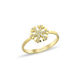 Altın Kar Tanesi Yüzük