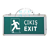 3W Şarjlı Led Aydınlatmalı Exit Acil Çıkış Tabelası