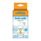 Dr. Brown's Geniş Ağız Anti-Kolik Options+ Desenli Cam Biberon 60 ml Aslan, Tekli paket