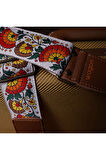 Wagon Straps Vintage Serisi Gitar Askısı - Flower Rainbow