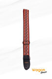 Wagon Straps Vintage Serisi Gitar Askısı - Fiery Petal 