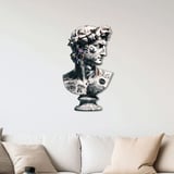 David Heykeli Metal Tablo 60x95 cm