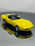 1.36 Ölçek Chevrolet Corvette 1982 Model Oyuncak Araba