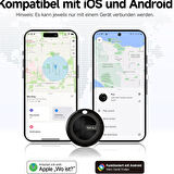 MiTag Duo akıllı takip cihazı, Apple ve Android Uyumlu Mfı Sertifikalı anahtar,bagaj,Beyaz