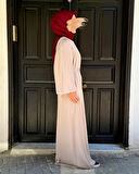 Dubai İpeği Tesettür Ferace Bej