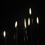 12 ADET SİYAH ARINMA MUMU SİYAH UZUN MUM SİYAH İNCE MUM SİYAH MUM CHURCH BLACK CANDLES SİYAH KİLİSE MUMU