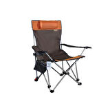 Madfox Prowler 3 Kademeli Yatabilen Kamp Sandalyesi Brown/Orange
