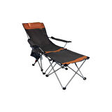 Madfox Prowler 3 Kademeli Yatabilen Kamp Sandalyesi Brown/Orange