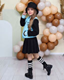 Kız Çocuk 5 Parça Kombin – Ceket, Etek, Badi, Çorap ve Şapka – 2/12 Yaş