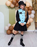 Kız Çocuk 5 Parça Kombin – Ceket, Etek, Badi, Çorap ve Şapka – 2/12 Yaş