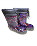 Pelüşlü Kadın Yagmur Çizmesi