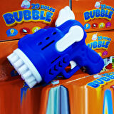 LED LİGHT 29 HOLES BUBBLES GUN 29 DELİKLİ ÇOKLU KÖPÜK ATAN TABANCA MAVİ KÖPÜK TABANCASI PİLLİ TABANCA