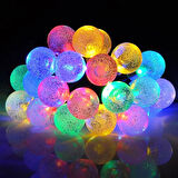 VIP KALİTE RENKLİ KRİSTAL TOP LED IŞIK CRYSTAL LED LİGHT BALL YILBAŞI AĞACI IŞIĞI RENKLİ NOEL IŞIĞI