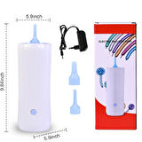 1PCS VIP SAUSAGE BALLOON ELECTRIC BALLOON PUMP VIP KALİTE ELEKTRİKLİ SOSİS BALON POMPASI  2 APARATLI