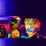 VIP 12PCS FACE PAİNT GLOW IN THE DARK UNDER UV LİGHT 12 ADET GLOW NEON BOYA UV PARLAYAN VÜCUT BOYASI