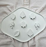 8 Adet Yaprak Figürlü Kokulu Taş – El Yapımı Dekoratif ve Kokulu Taş Seti