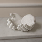 Dekoratif El Figürlü Tabak – 15 x 15 cm | El Yapımı