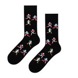 Maraton Koşucusu Desenli Unisex Soket Çorap