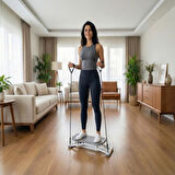 Slider Evde Kaykay Spor Aleti – Dijital Ekranlı Kaydırmalı Fitness Board, 6 Fonksiyonlu