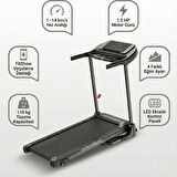 Katlanabilir Uygulamalı Dijital Koşu & Yürüyüş Bandı – 1.5 HP Motor, 4 Kademeli Eğim