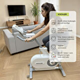 Manyetik Kondisyon Bisikleti – 4 Kg Volan, 120 Kg Kapasite, Uygulamalı, 9 Kademe Direnç, Nabız Ölçer