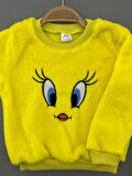 Çocuk Tweety Model Manşetli Alt Üst Takım