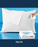 Safex Yastık Alezi | Su Geçirmez Kumaş | 50x70 +20cm İç Kapaklı