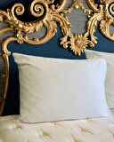 Otel Tipi Lüks Yastık Kılıfı | 83 Tel Pamuk Saten Çizgili Kumaş | 50x70