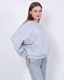 Kadın Uzun Kollu Oversize Sweatshirt