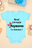 Teyze Aşkı Baskılı Omuz Çıt Çıt Zıbın