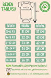 %100 Pamuk Fark Etmez Baskılı Omuz Çıt Çıt Zıbın