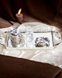 Affection Gümüş Nişan Kahve Tepsisi