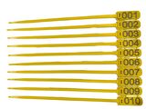 100 Adet Sarı Et Belirleme (Karkas) Kelepçesi 36cm
