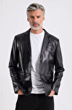 Alba Erkek Deri Blazer Ceket