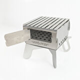 Outdoven X4 | Paslanmaz Çelik Premium Ateş Kutusu & Mangal