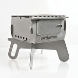 Outdoven X4 | Paslanmaz Çelik Premium Ateş Kutusu & Mangal