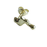 Masaliko Nu 6 Gümüş Küpe Ms3205, 925 Ayar Gümüş, İthal Ürün