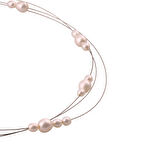 Masaliko İnci Şık Gümüş Kolye Ms3318, 925 Ayar Kadın Gümüş, Rodyum Kaplama