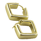 Masaliko Lui S 10 Halka Gümüş Küpe Ms3728, 925 Ayar Kadın Gümüş Küpe, İthal Ürün