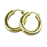 Masaliko Lui S 7 Halka Gümüş Küpe Ms3725, 925 Ayar Kadın Gümüş Küpe, İthal Ürün , Şarnel Küpe