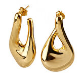 Masaliko Lui S 13 Halka Gümüş Küpe Ms3731, 925 Ayar Gümüş Küpe