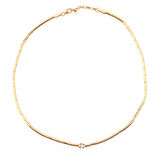 Masaliko Şık Gümüş Kolye Ms3780, 925 Ayar Kadın Gümüş Kolye, Altın Kaplama