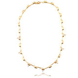 Masaliko Petiu 1Şık Gümüş Kolye Ms3782, 925 Ayar Kadın Gümüş Kolye, Altın Kaplama, Şık Trend Kolye