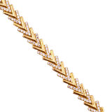 925 Ayar Şık Gümüş Bileklik – Zirkon Taşlı, 18 cm Kadın Bileklik (Ms3811)