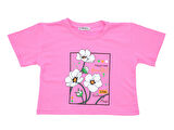 Kız Çocuk T-Shirt Happiness Baskılı