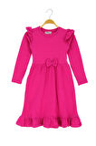 Kız Çocuk Elbise Fiyonklu