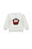 Kız Çocuk Sweatshirt Baskılı Şardonlu Kışlık