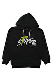 Erkek Çocuk Sweatshirt Kapüşonlu Baskılı 3 İplik Şardonlu