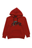 Erkek Çocuk Sweatshirt Kapüşonlu Baskılı 3 İplik Şardonlu