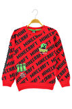 Erkek Çocuk Sweatshirt Minecraft Baskılı